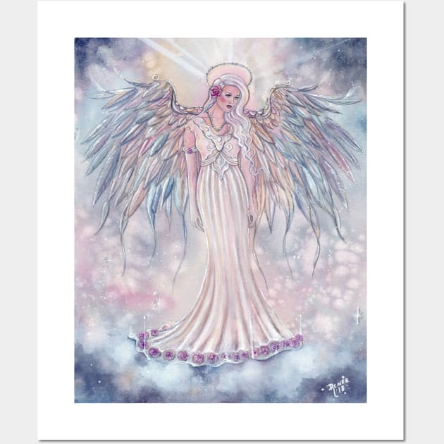 Light above heavenly angel by Renee Lavoie Wall Art by ReneeLLavoie